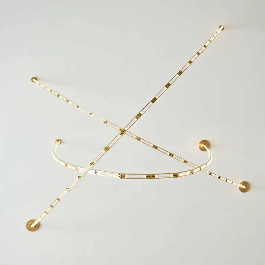 Catena 241 Chandelier in Hand-Rubbed Antique Brass - Image 5