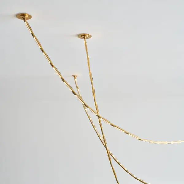 Catena 241 Chandelier in Hand-Rubbed Antique Brass - Image 6