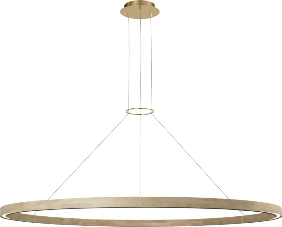 Ashok 65" Chandelier in Hand-Rubbed Antique Brass - Image 2