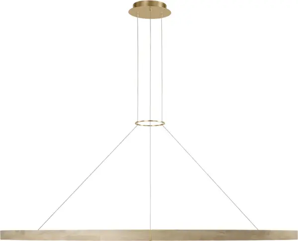 Ashok 65" Chandelier in Hand-Rubbed Antique Brass - Image 3