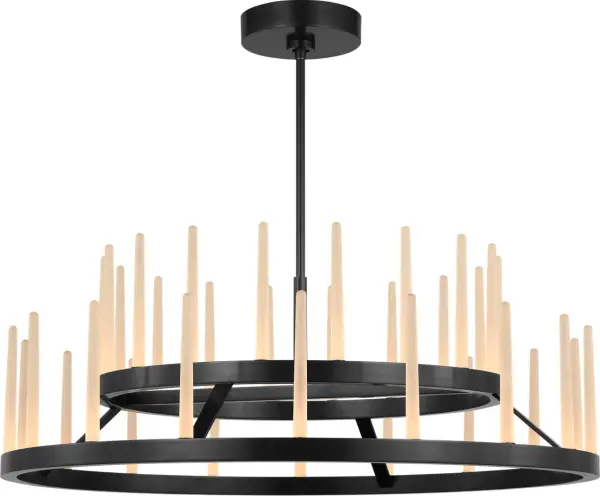 Sagrada 36" Two-Tier Chandelier in Bronze - Image 1