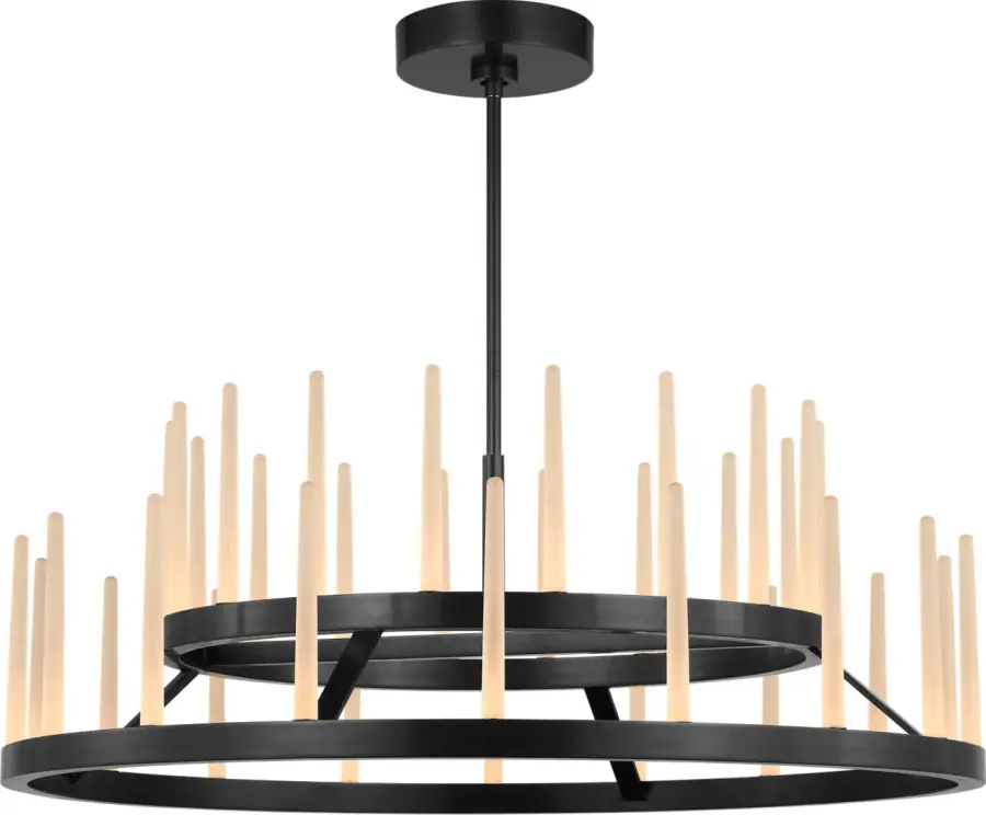 Sagrada 36" Two-Tier Chandelier in Bronze - Image 1