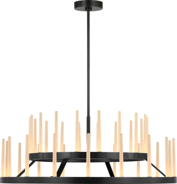 Sagrada 36" Two-Tier Chandelier in Bronze - Image 3