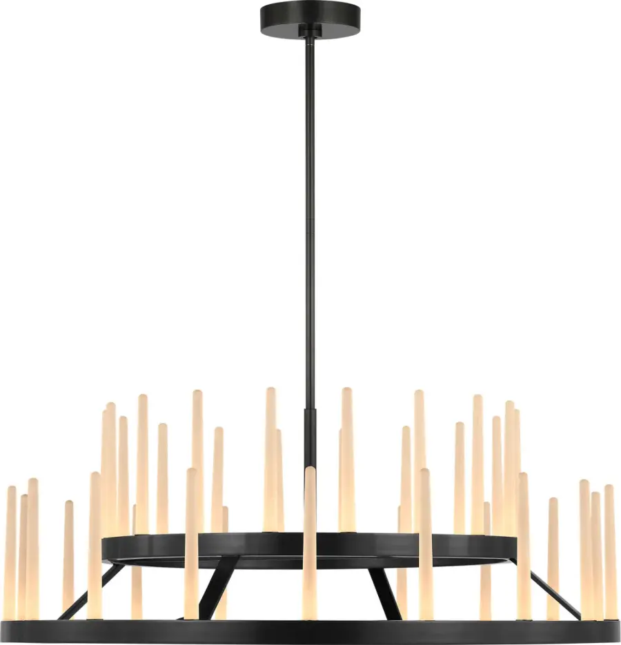 Sagrada 36" Two-Tier Chandelier in Bronze - Image 3