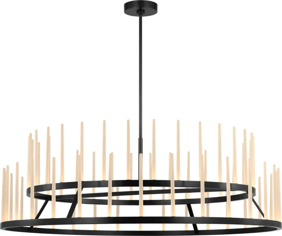 Sagrada 60" Two-Tier Chandelier in Bronze - Image 1