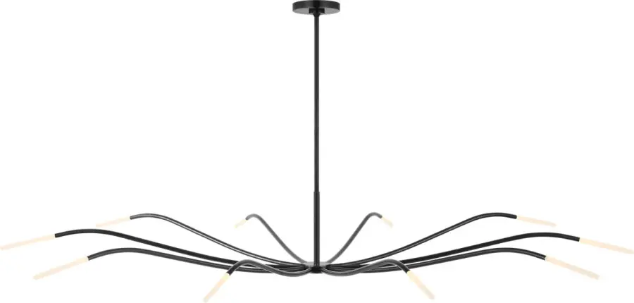 Lajos 67" Chandelier in Bronze - Image 1