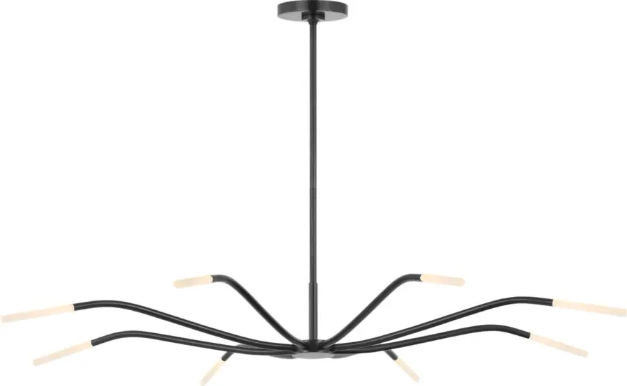 Lajos 50" Chandelier in Bronze - Image 1
