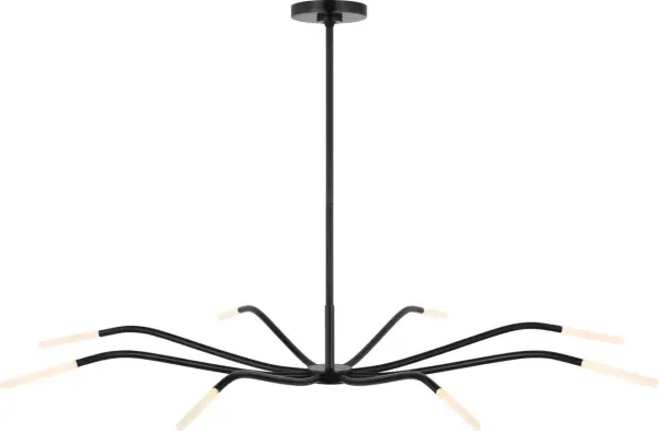 Lajos 50" Chandelier in Bronze - Image 3