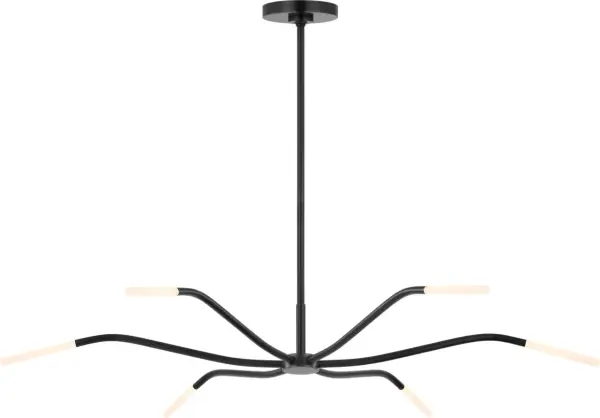 Lajos 39" Chandelier in Bronze - Image 1