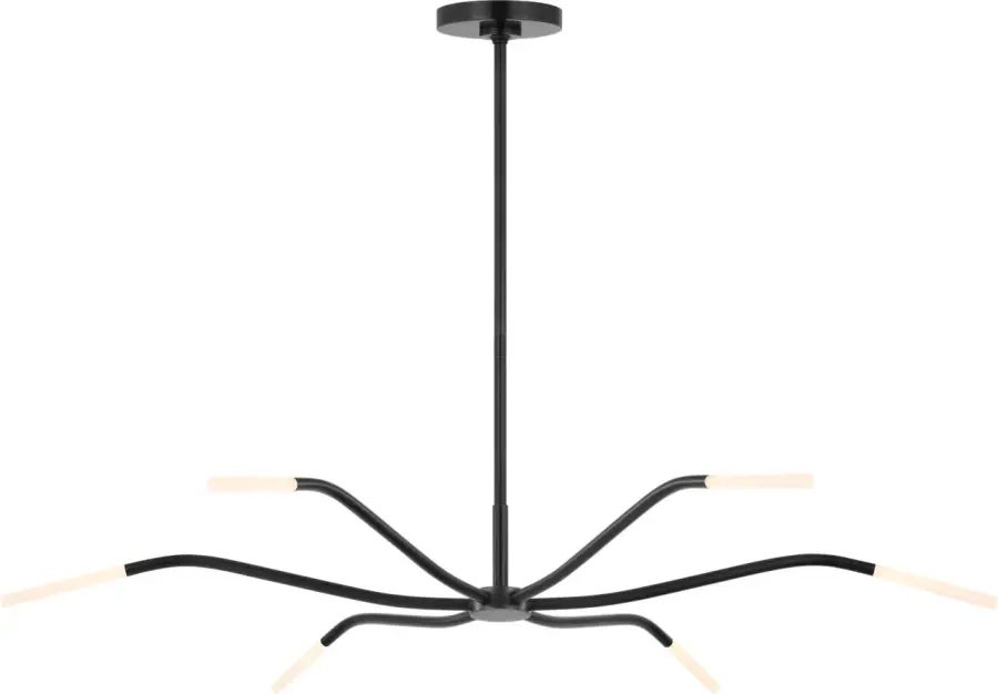 Lajos 39" Chandelier in Bronze - Image 1
