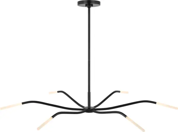 Lajos 39" Chandelier in Bronze - Image 4