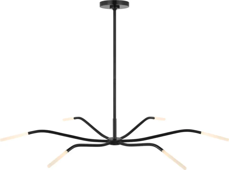 Lajos 39" Chandelier in Bronze - Image 4