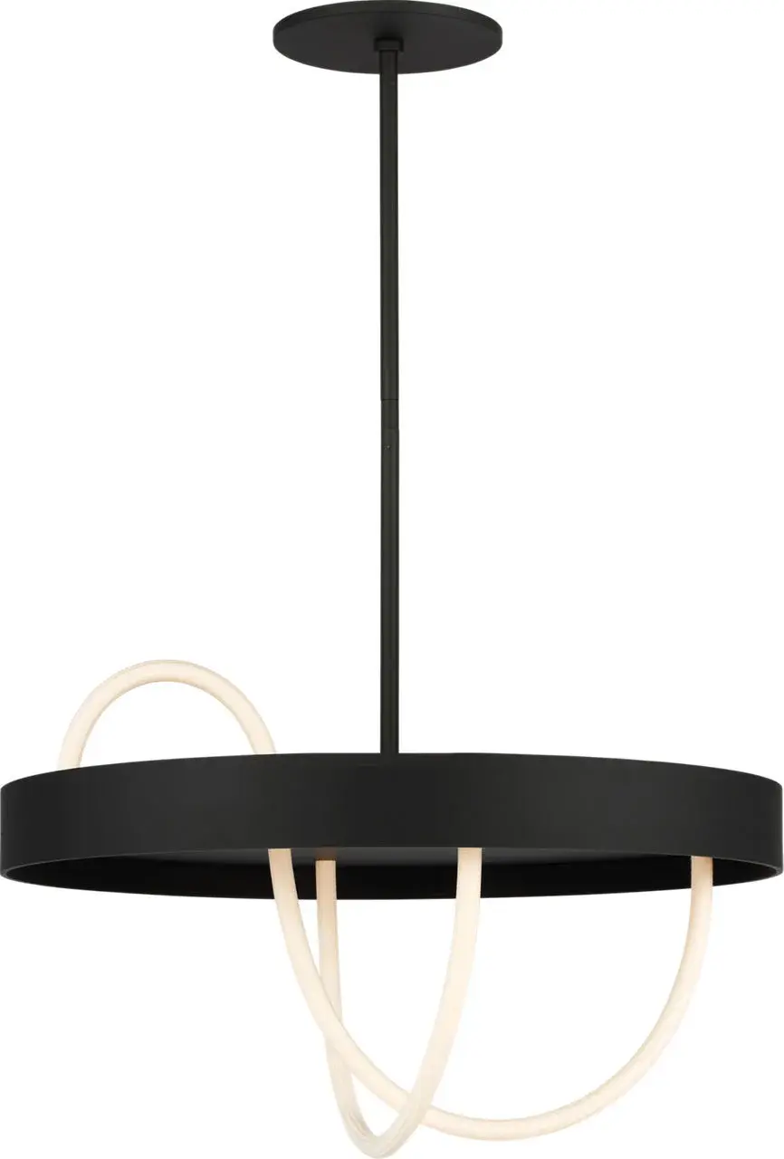 Uneri 28" Chandelier in Nightshade Black - Image 3