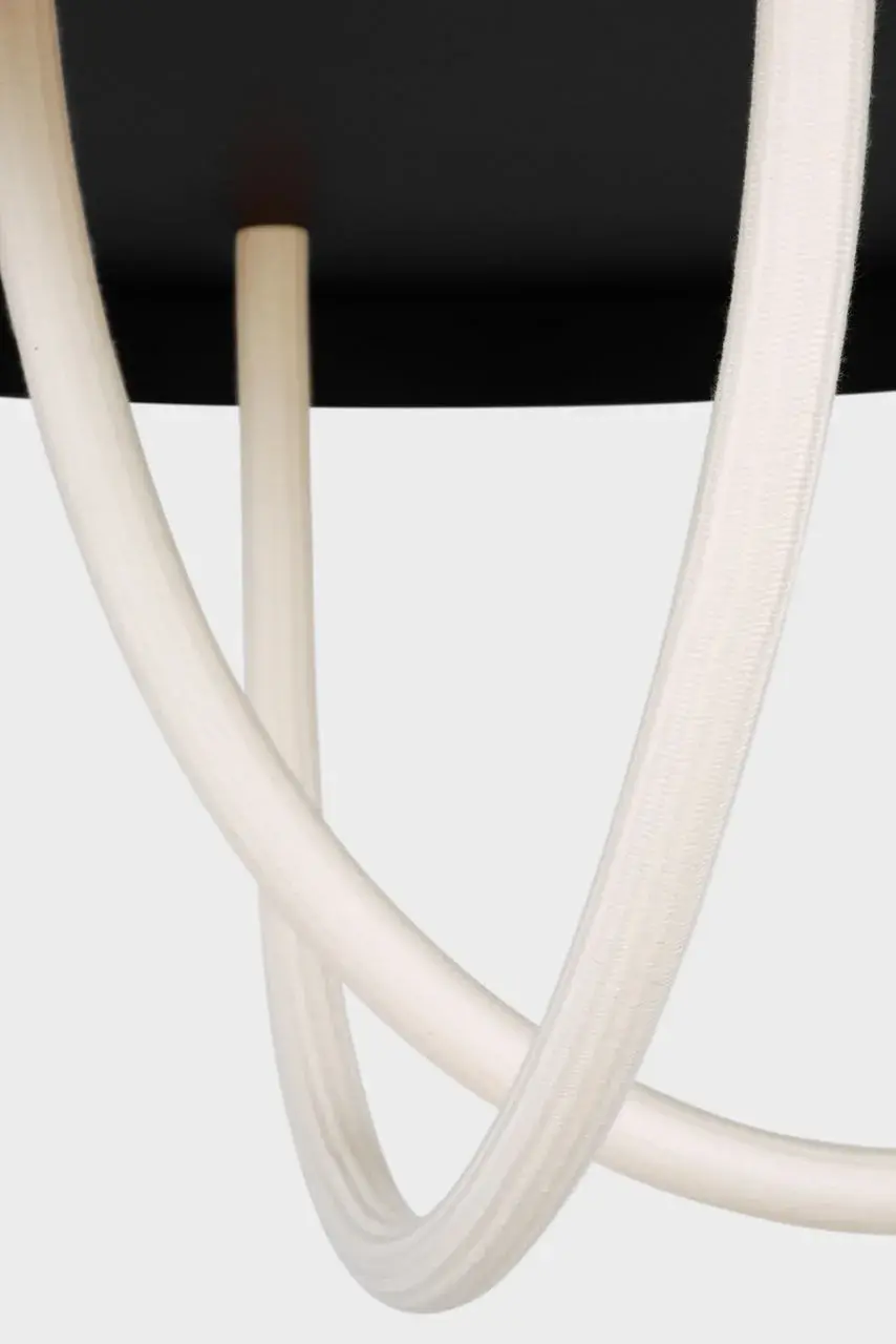 Uneri 28" Chandelier in Nightshade Black - Image 4