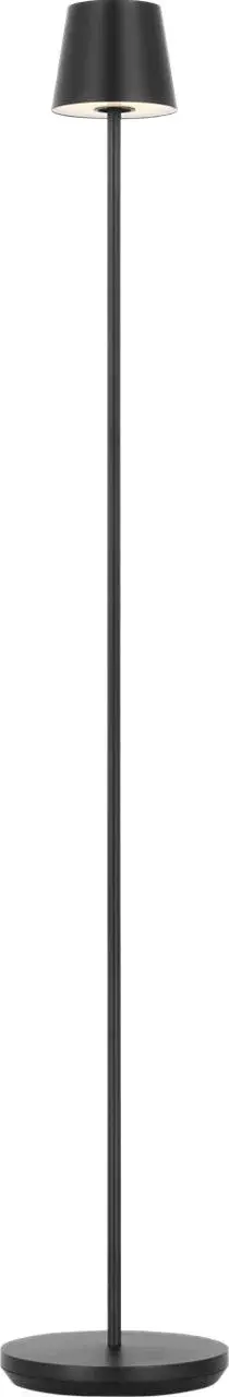 The Nevis Medium Floor Lamp combines portability with high-quality 2700K warm light and exceptional 90 CRI color rendering. Its rechargeable design eliminates cord clutter, making it perfect for patios, porches, and any space needing flexible lighting. - alternate view