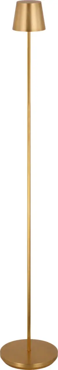 Nevis Medium Rechargeable Floor Lamp in Hand-Rubbed Antique Brass - Image 2