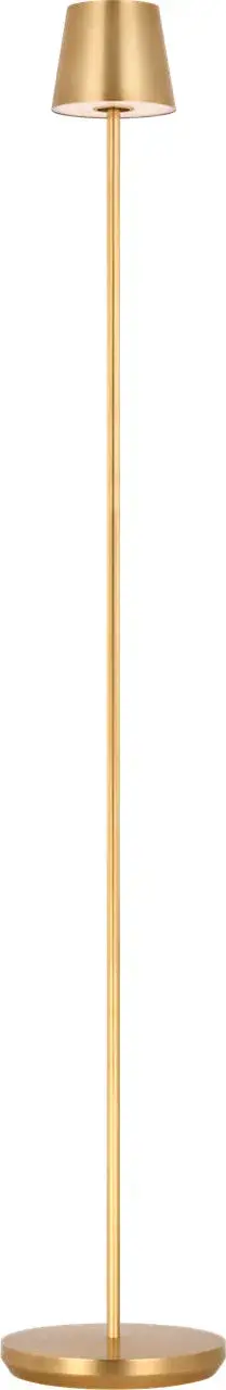 Nevis Medium Rechargeable Floor Lamp in Hand-Rubbed Antique Brass - Image 3