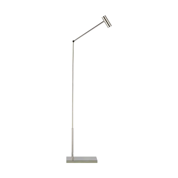 Ponte Small Floor Lamp in Polished Nickel - Image 1