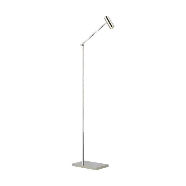 Ponte Small Floor Lamp in Polished Nickel - Image 4