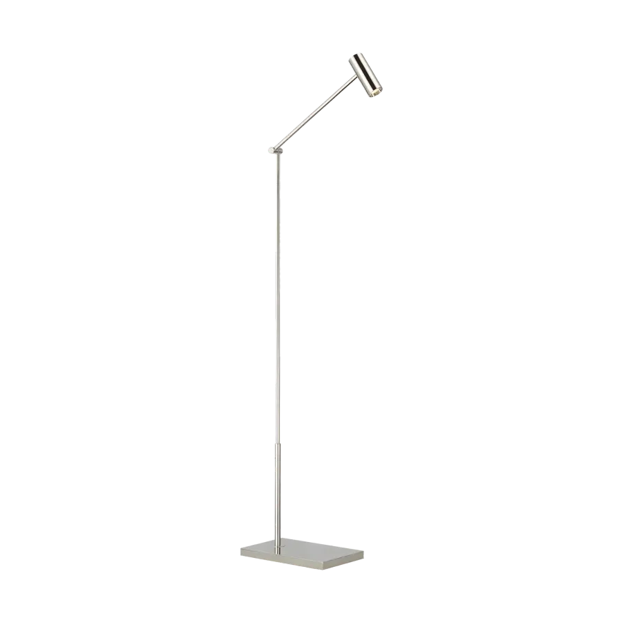 Ponte Small Floor Lamp in Polished Nickel - Image 4