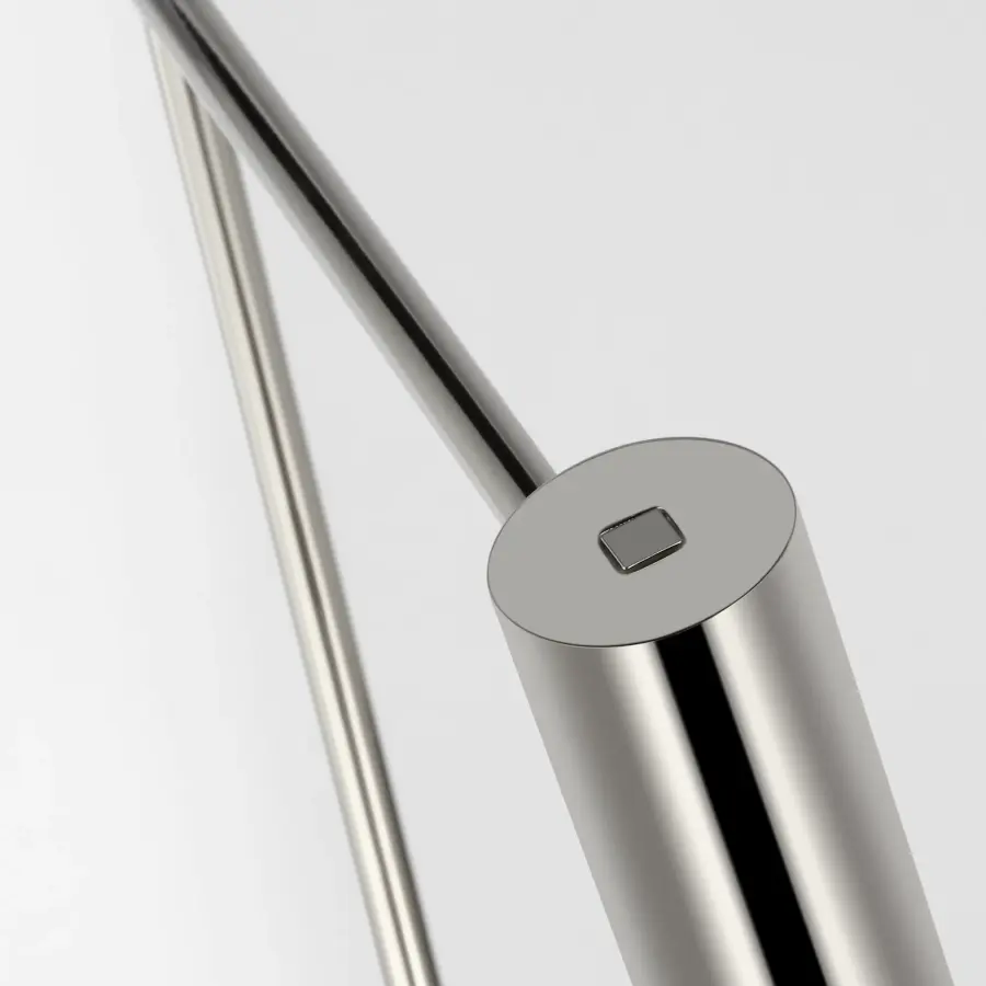 Ponte Small Floor Lamp in Polished Nickel - Image 5