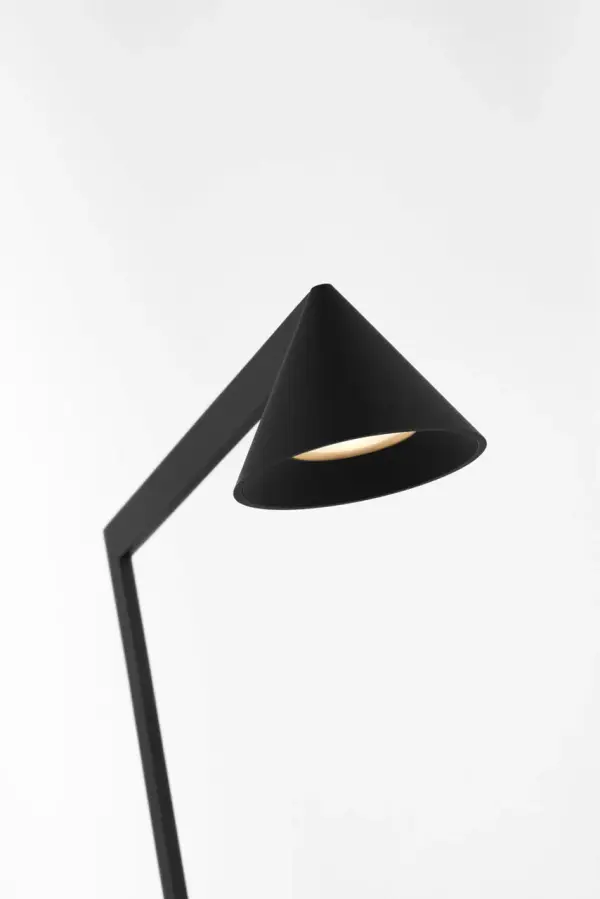 Midrand 42" Floor Lamp in Nightshade Black - Image 3