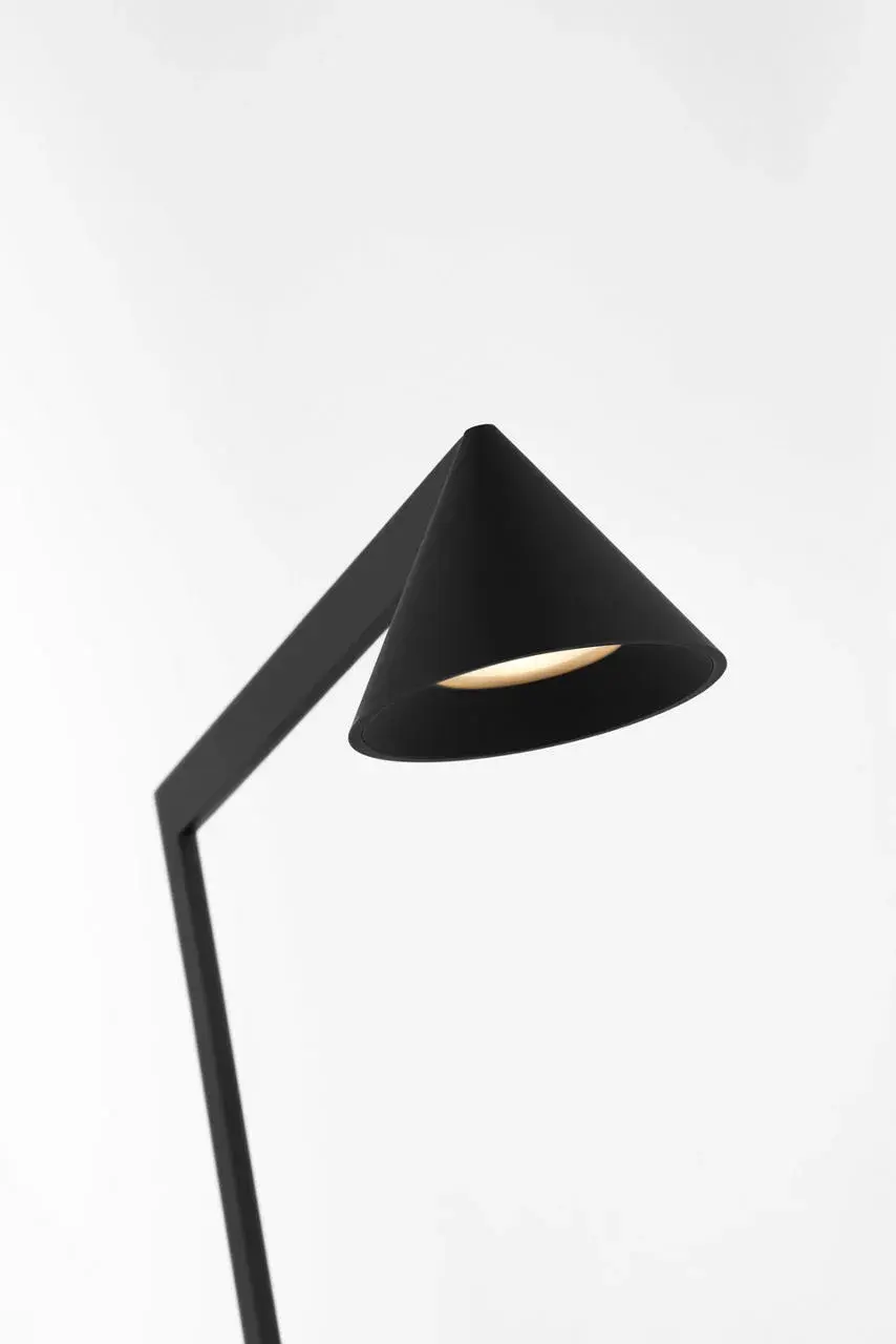 Midrand 42" Floor Lamp in Nightshade Black - Image 3