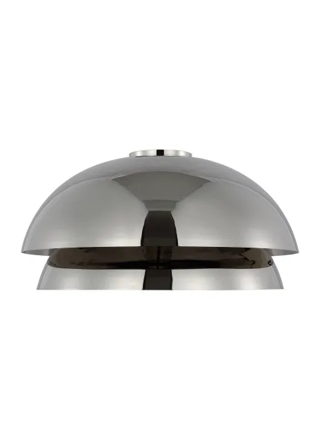 Shanti LED Flush Mount in Polished Nickel