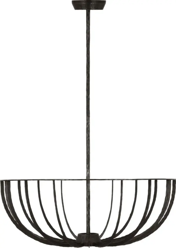 Statement Semi-Flush with Warm LED Lighting and Industrial Elegance - Image 5