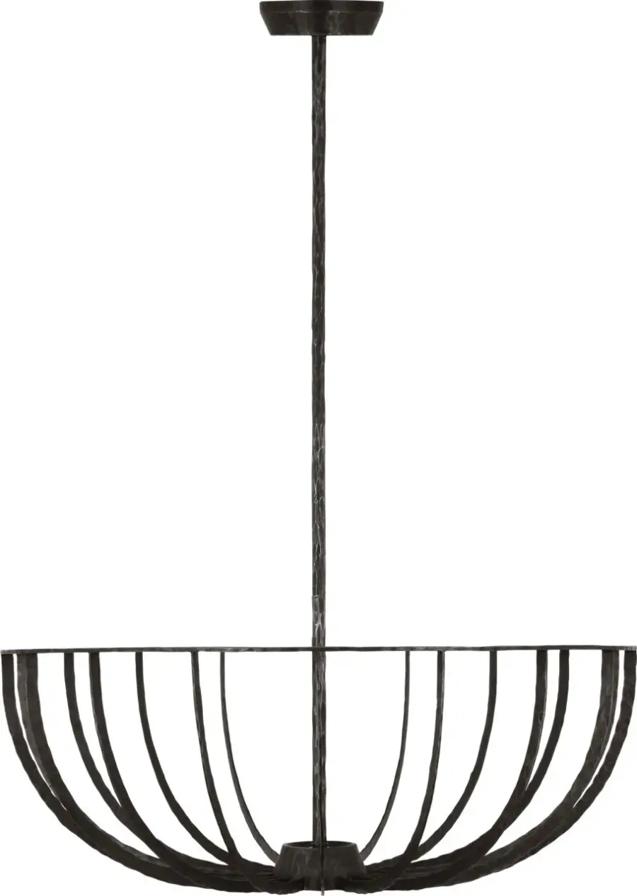 Statement Semi-Flush with Warm LED Lighting and Industrial Elegance - Image 5