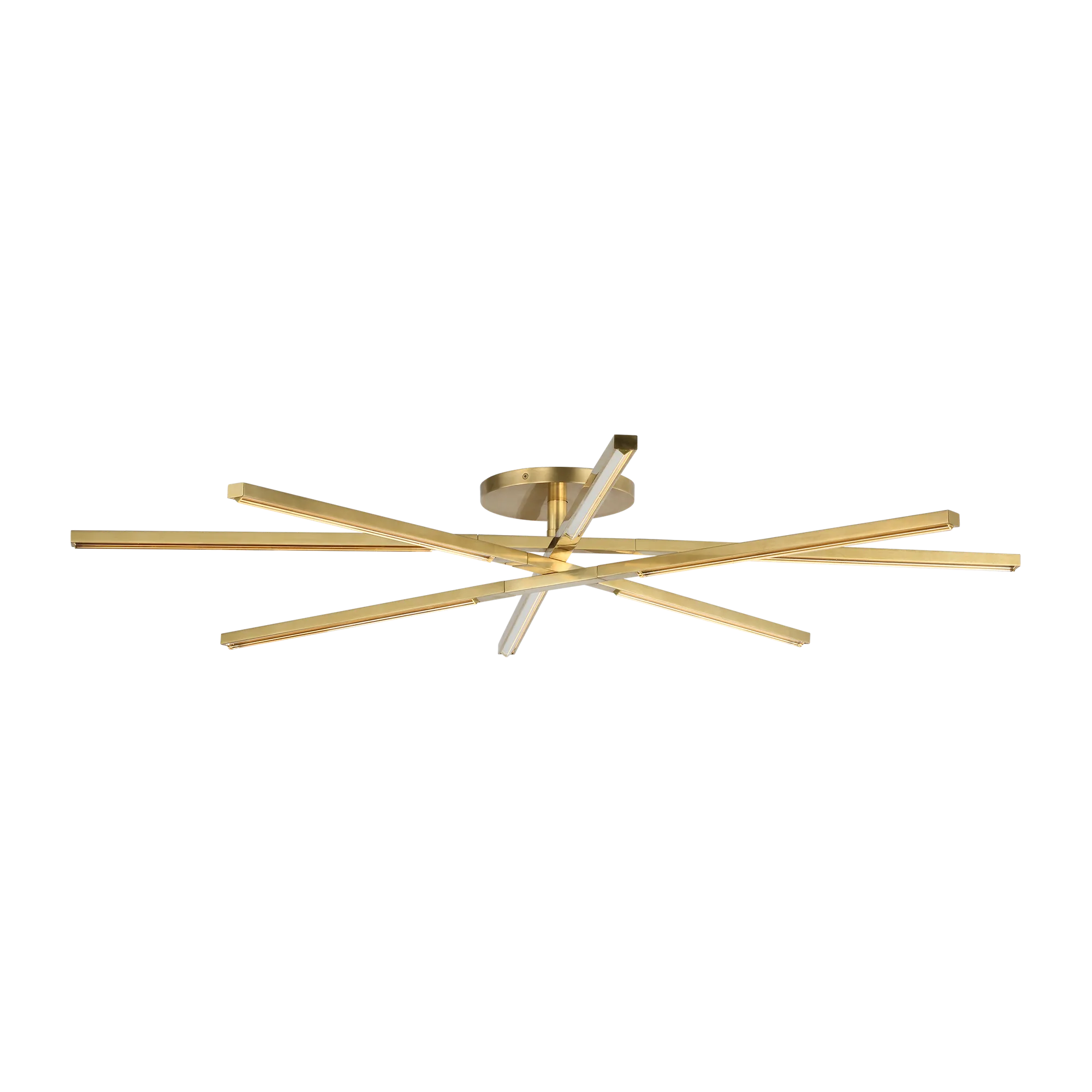 Cityscape X-Grande Flush Mount in Hand-Rubbed Antique Brass