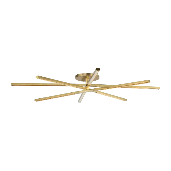 Cityscape X-Grande Flush Mount in Hand-Rubbed Antique Brass - Image 1