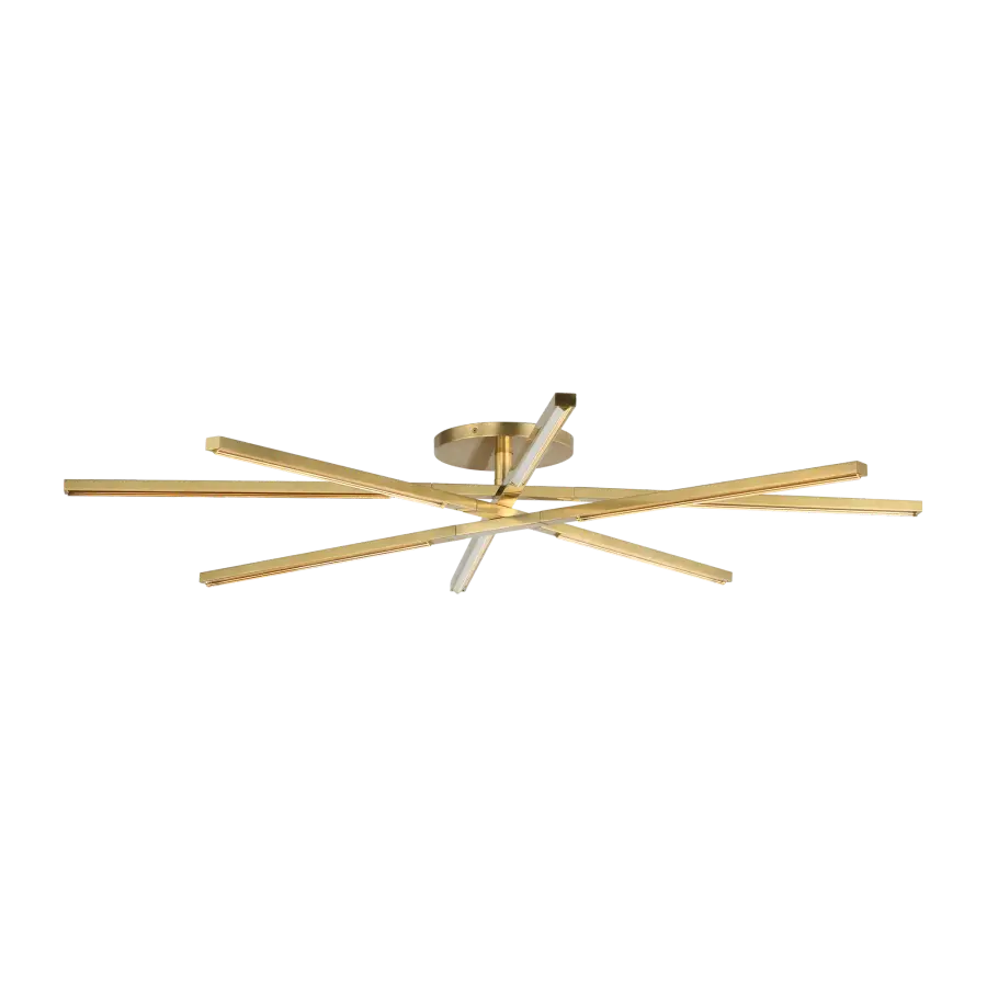 Cityscape X-Grande Flush Mount in Hand-Rubbed Antique Brass - Image 1