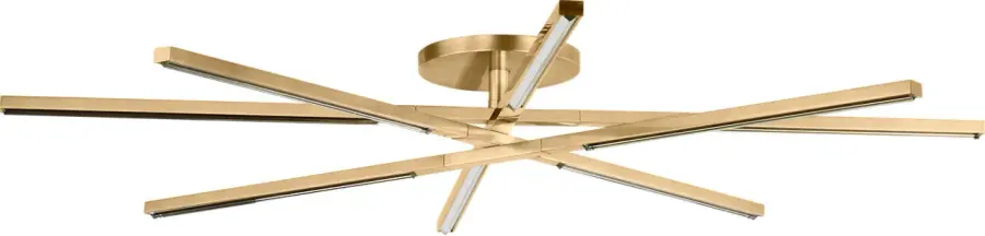 Cityscape X-Grande Flush Mount in Hand-Rubbed Antique Brass - Image 2