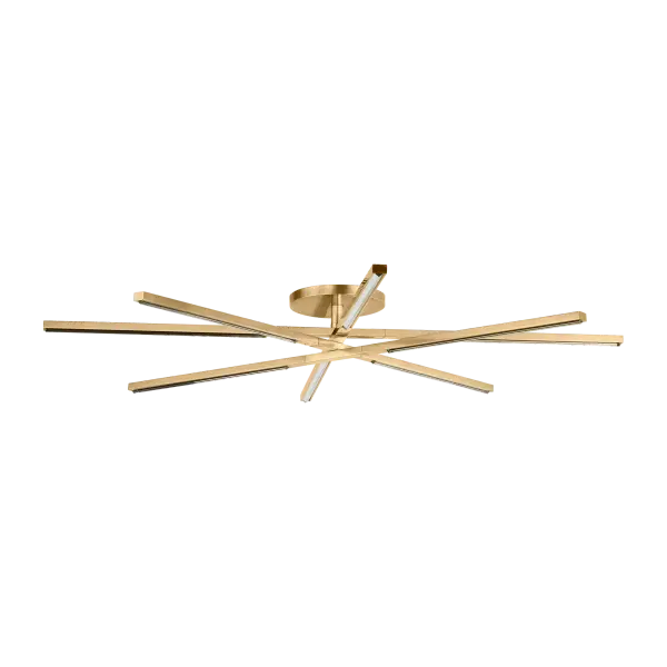 Cityscape X-Grande Flush Mount in Hand-Rubbed Antique Brass - Image 3