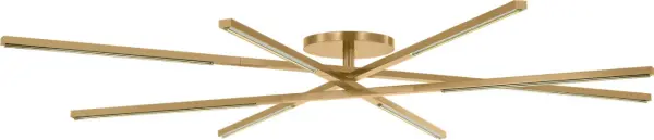 Cityscape X-Grande Flush Mount in Hand-Rubbed Antique Brass - Image 4
