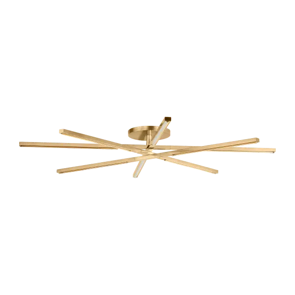 Cityscape X-Grande Flush Mount in Hand-Rubbed Antique Brass - Image 5