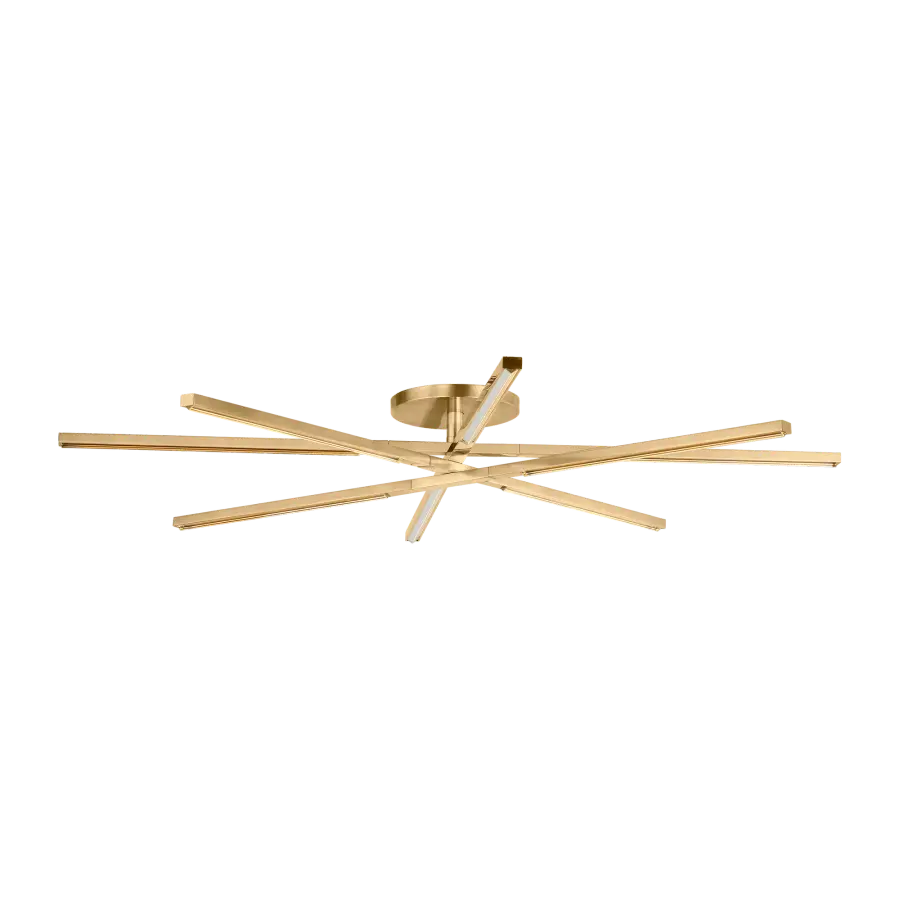 Cityscape X-Grande Flush Mount in Hand-Rubbed Antique Brass - Image 5