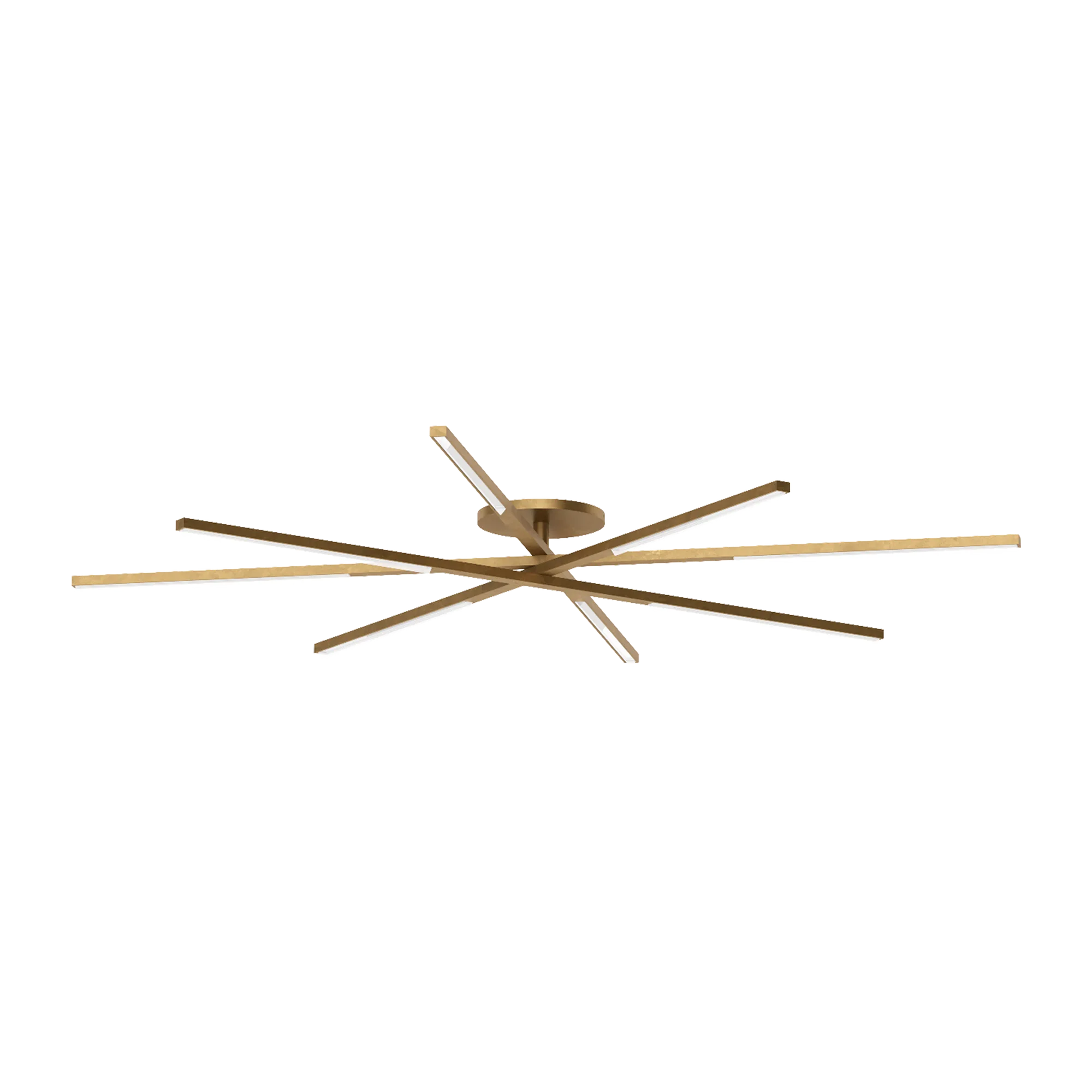 Cityscape Grande Flush Mount in Hand-Rubbed Antique Brass