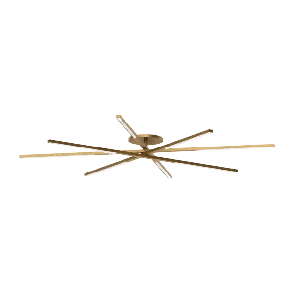 Cityscape Grande Flush Mount in Hand-Rubbed Antique Brass - Image 1