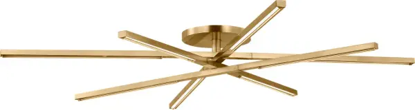Cityscape Grande Flush Mount in Hand-Rubbed Antique Brass - Image 2