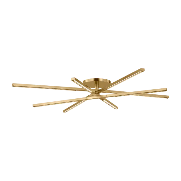 Cityscape Grande Flush Mount in Hand-Rubbed Antique Brass - Image 3