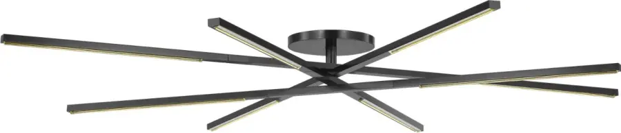 Sophisticated Crystal Flush Mount with Warm LED Illumination - Image 1