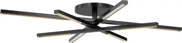 Sophisticated Crystal Flush Mount with Warm LED Illumination - Image 3