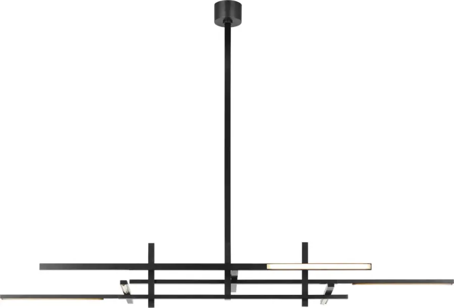 Cityscape Stacked X-Large Linear Chandelier - Image 1