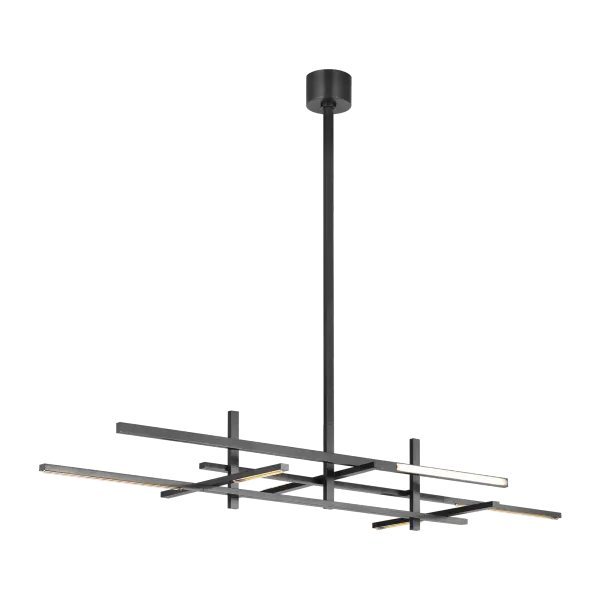 Cityscape Stacked X-Large Linear Chandelier - Image 4
