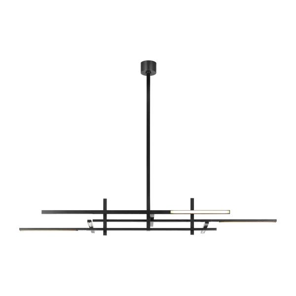 Cityscape Stacked X-Large Linear Chandelier - Image 6