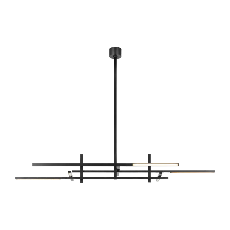 Cityscape Stacked X-Large Linear Chandelier - Image 6