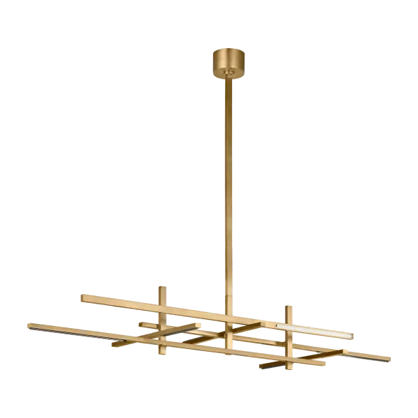 Cityscape Stacked X-Large Linear Chandelier - Image 3