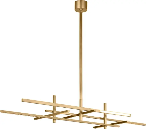 Cityscape Stacked X-Large Linear Chandelier - Image 4
